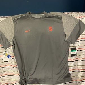 Nike Dri-fit Syracuse Football team-issued short sleeve UPF 40+ Tee